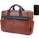 McKlein Southport | 17” Leather Two-Tone Laptop Briefcase - Brown